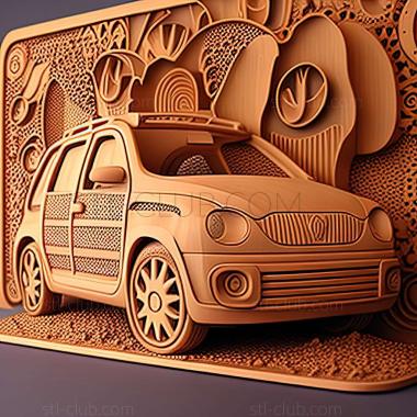 3D model Volkswagen Lupo (STL)